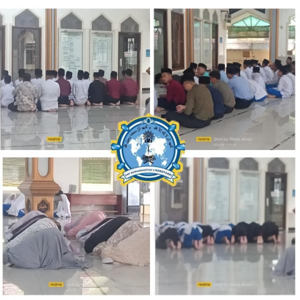 Kegiatan Pagi SMP Mudabangga, Bersihkan Hati, Menyambut Hari